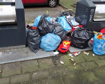 Afval te vroeg op straat gezet of naast de container? Zo hoog is de boete